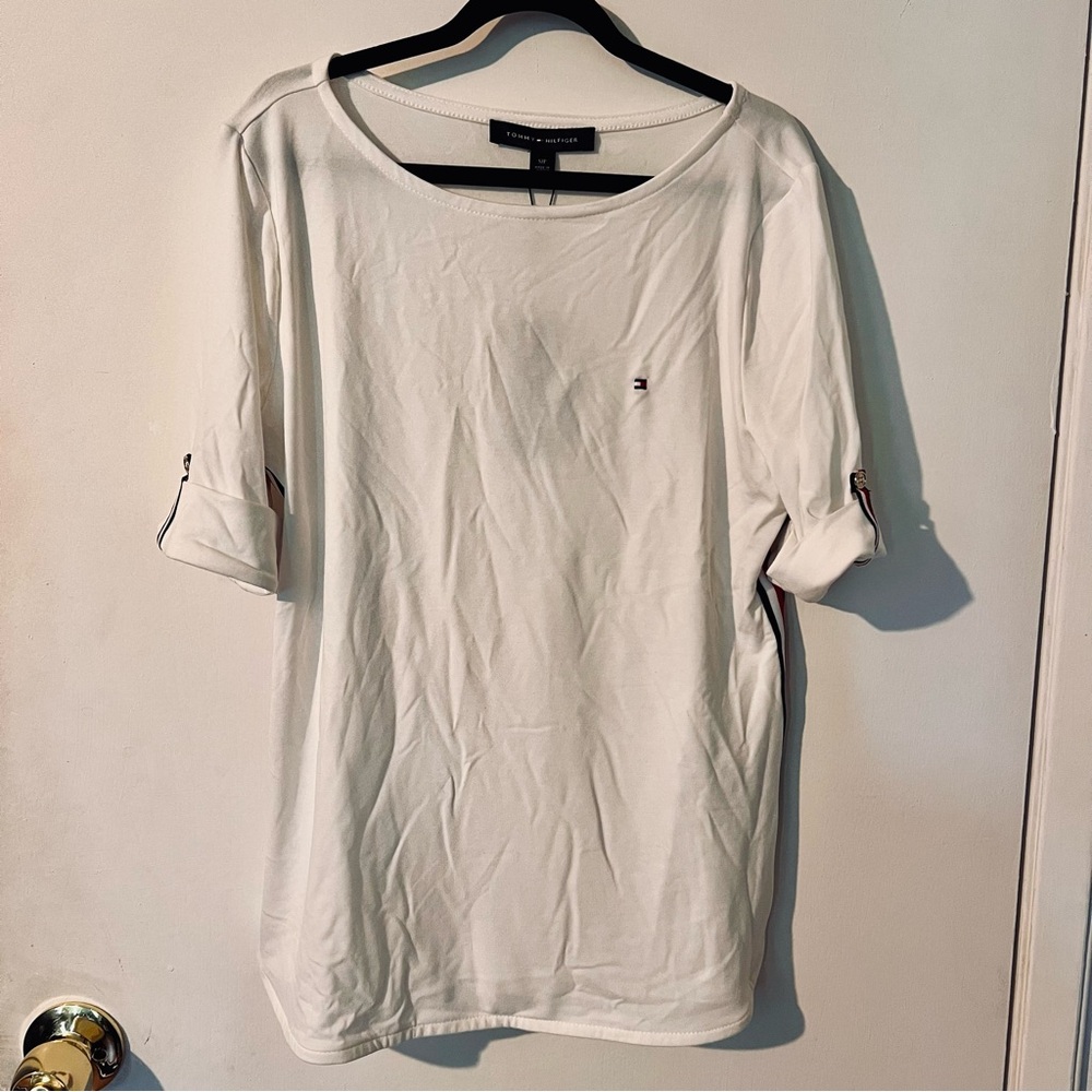 Tommy Hilfiger Button Detail T-Shirt